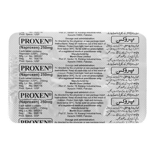Proxen 250mg Tablets