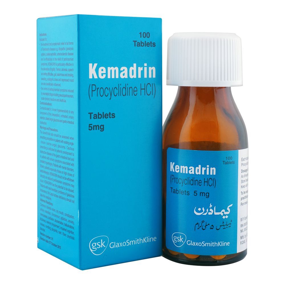 Kemadrin 5mg Tablets (100s)