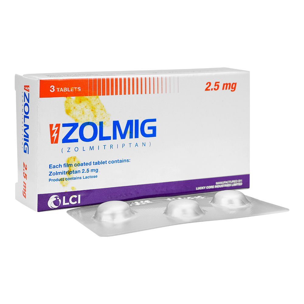 Zolmig 2.5mg Tablets