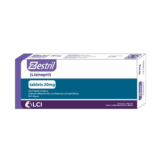 Zestril 20mg Tablets