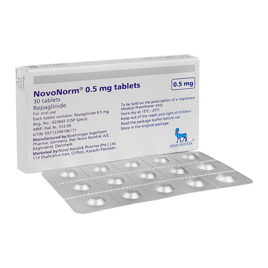 Novonorm 0.5mg Tablets