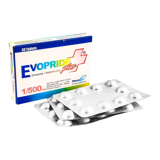 Evopride Plus 1/500mg Tablets