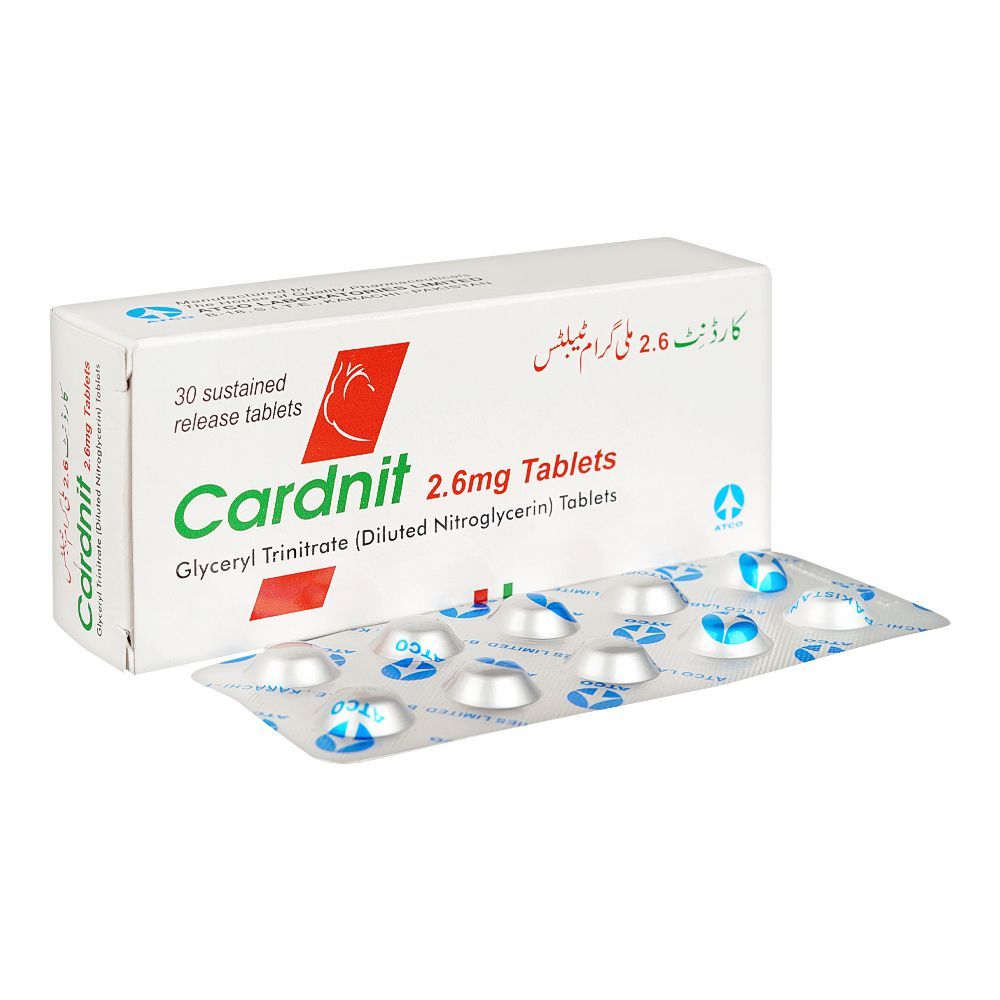 Cardnit 2.6mg Tablets