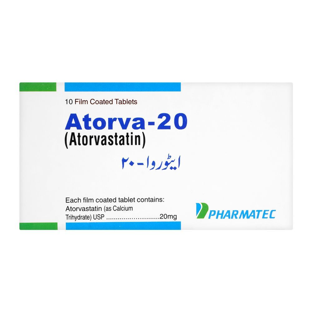 Atorva 20mg Tablets