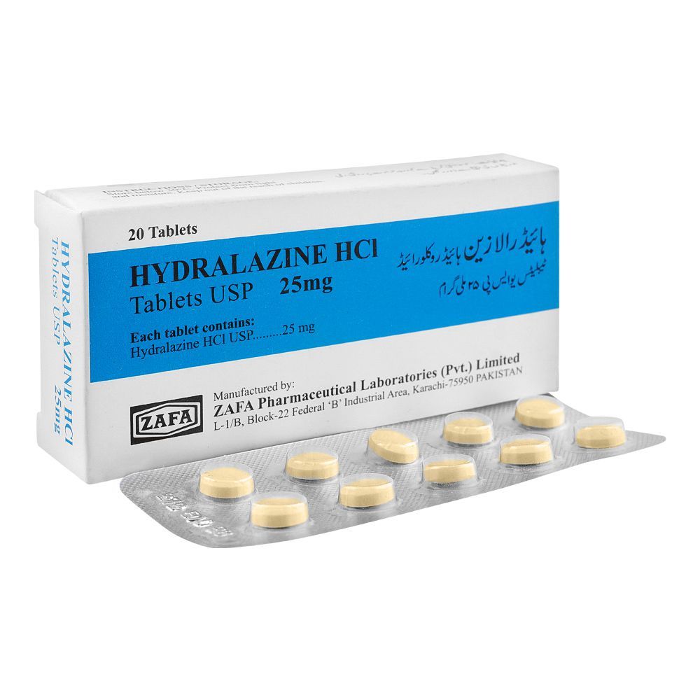 Hydralazine Hcl 25mg Tablets