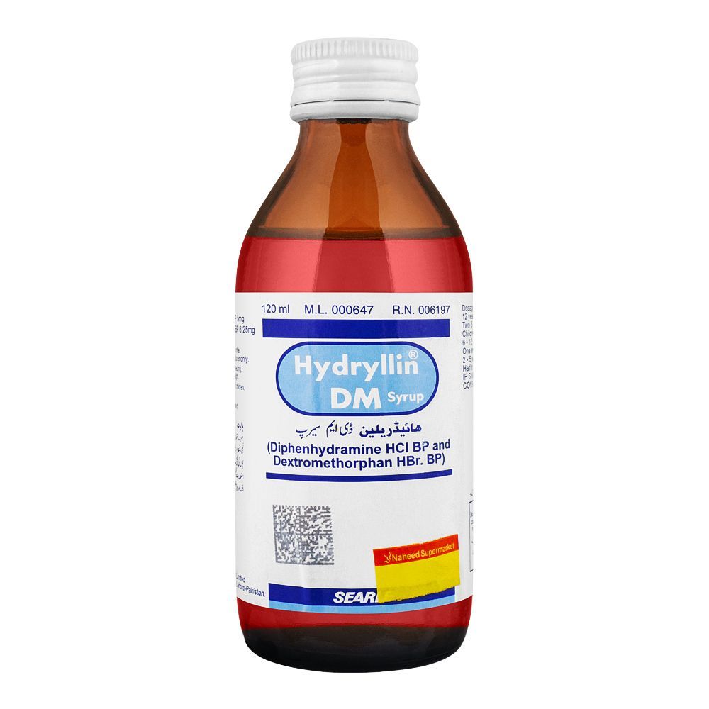 Hydryllin DM 120ml Syrup