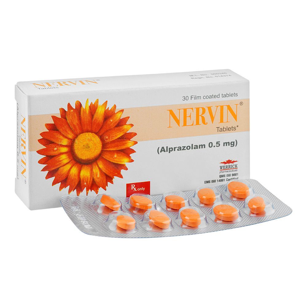 Nervin 0.5mg Tablets