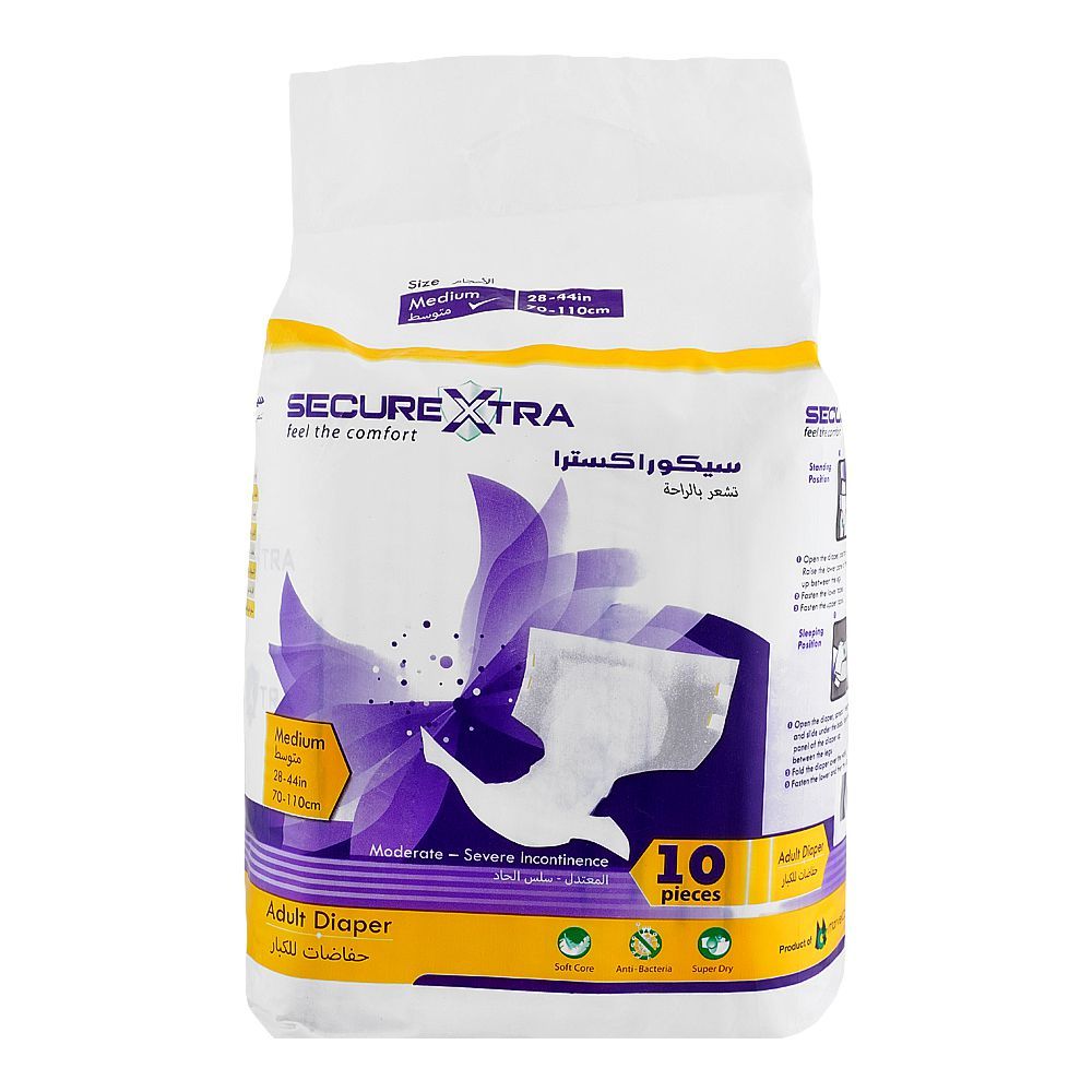 Secure Xtra Adult Diaper (MEDIUM)