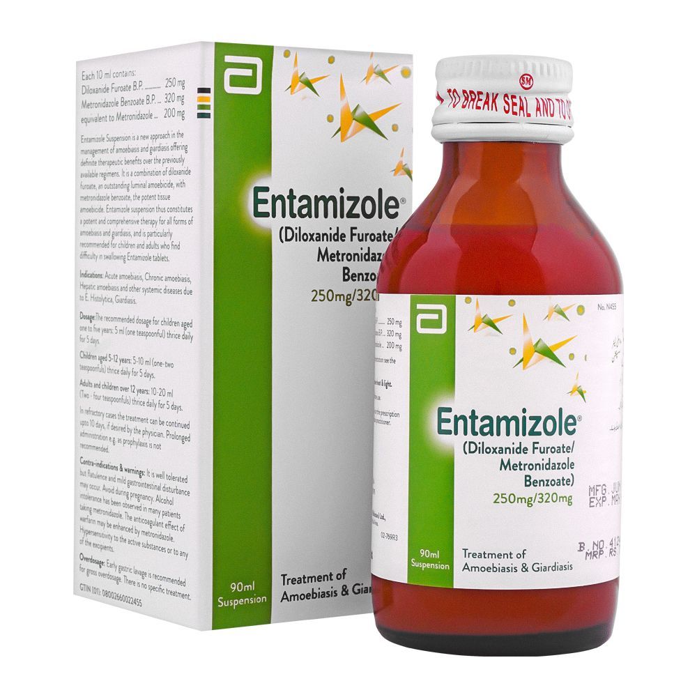 Entamizole 90ml Syrup