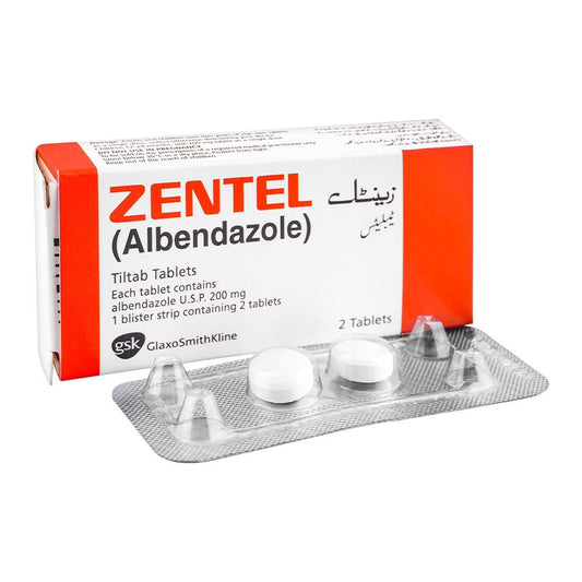 Zentel 200mg Tablets (2s)
