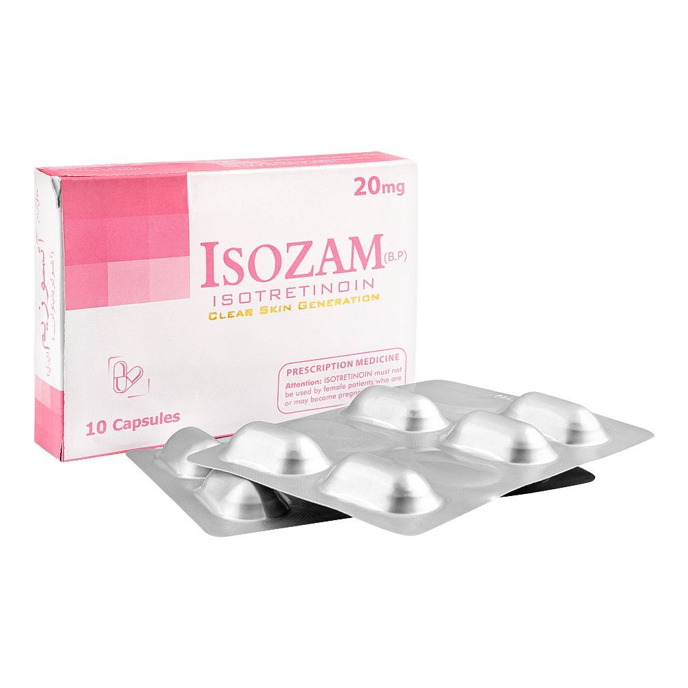 Isozam 20mg Capsules