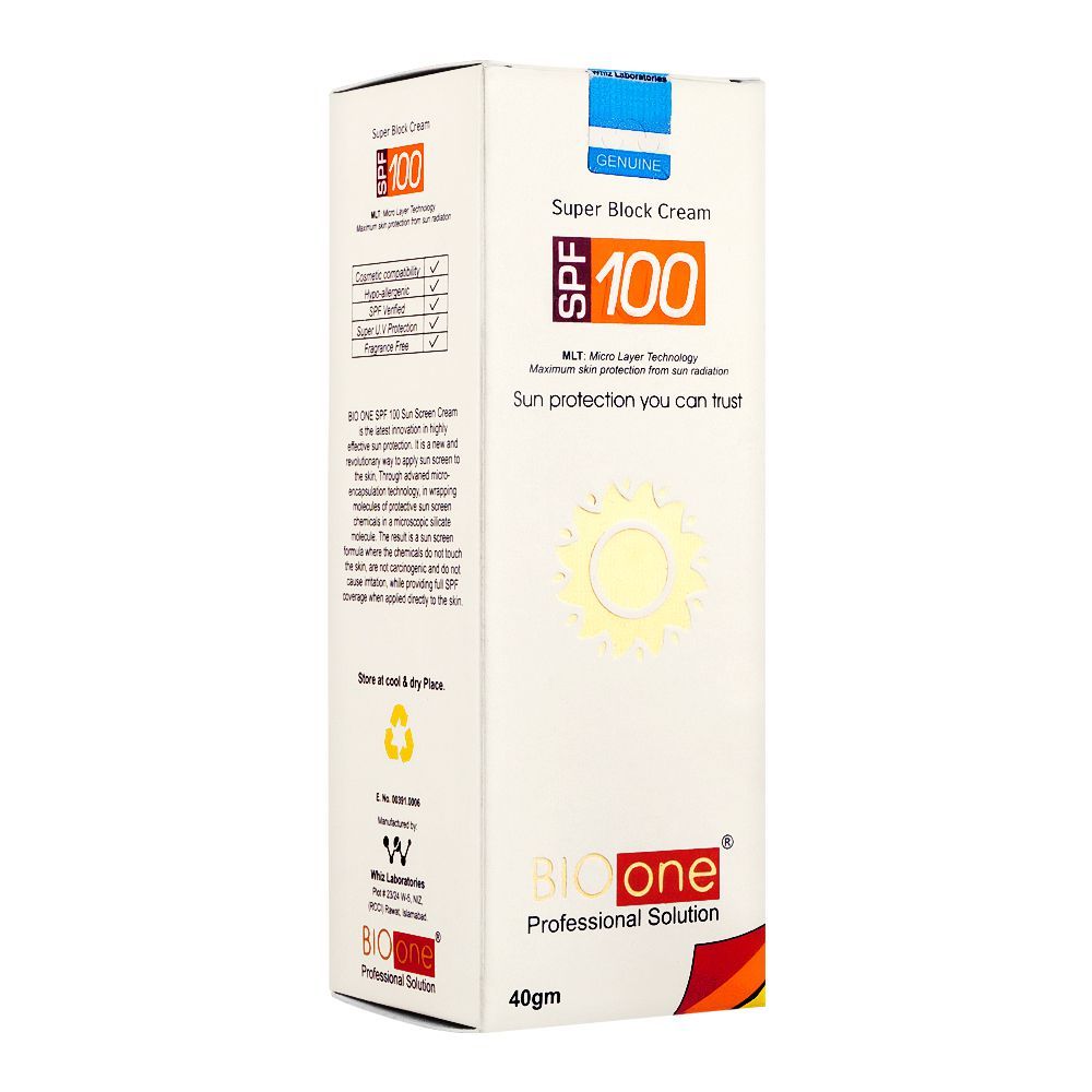 Bio One Spf 100 40g