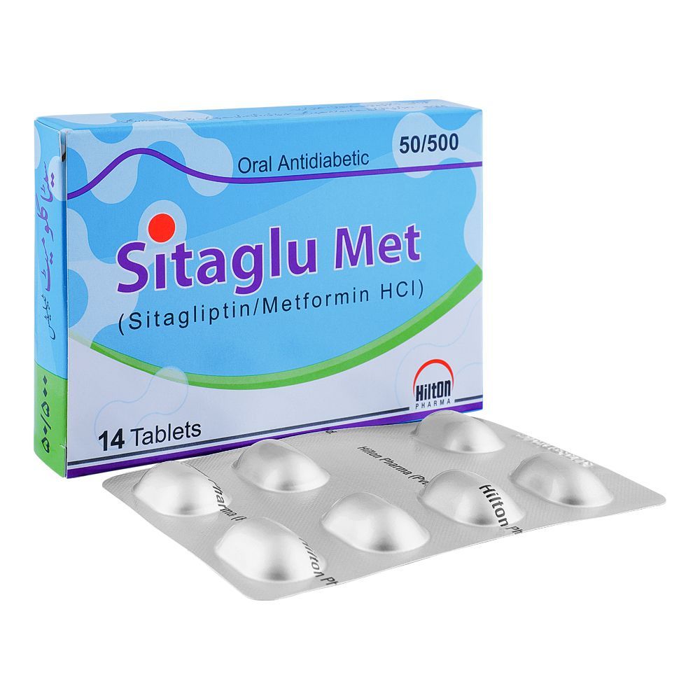 Sitaglu Met 50/500mg Tablets