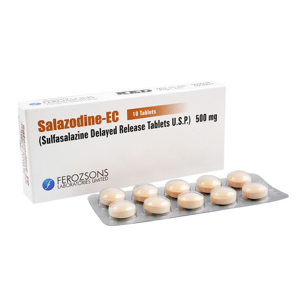 Salazodine EC 500mg Tablets