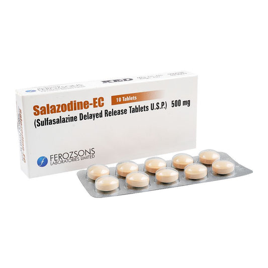 Salazodine EC 500mg Tablets