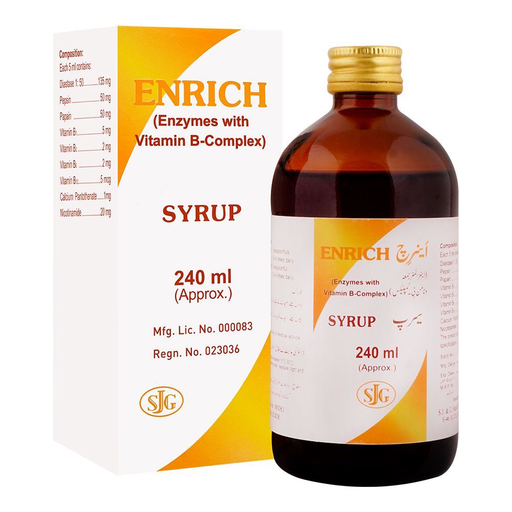 Enrich 240ml Syrup