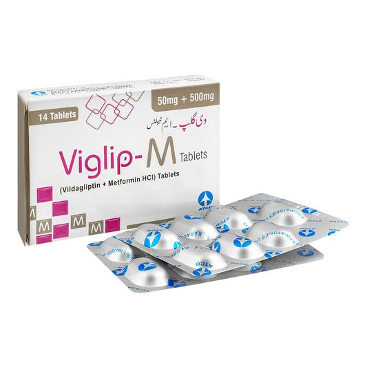 VIGLIP-M 50/500mg Tablets