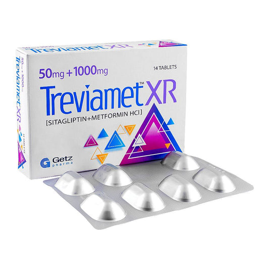 Treviamet XR 50+ 1000mg Tablets