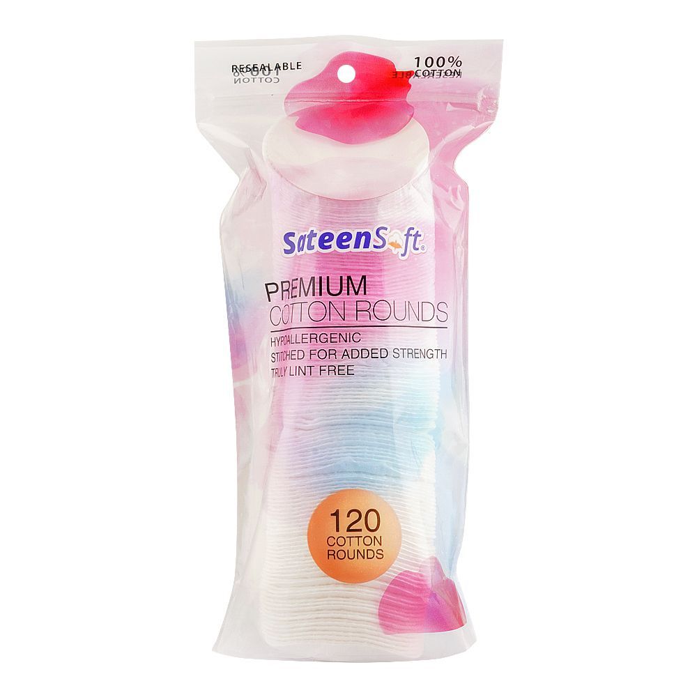 Sateen Soft 120 Cotton Rounds