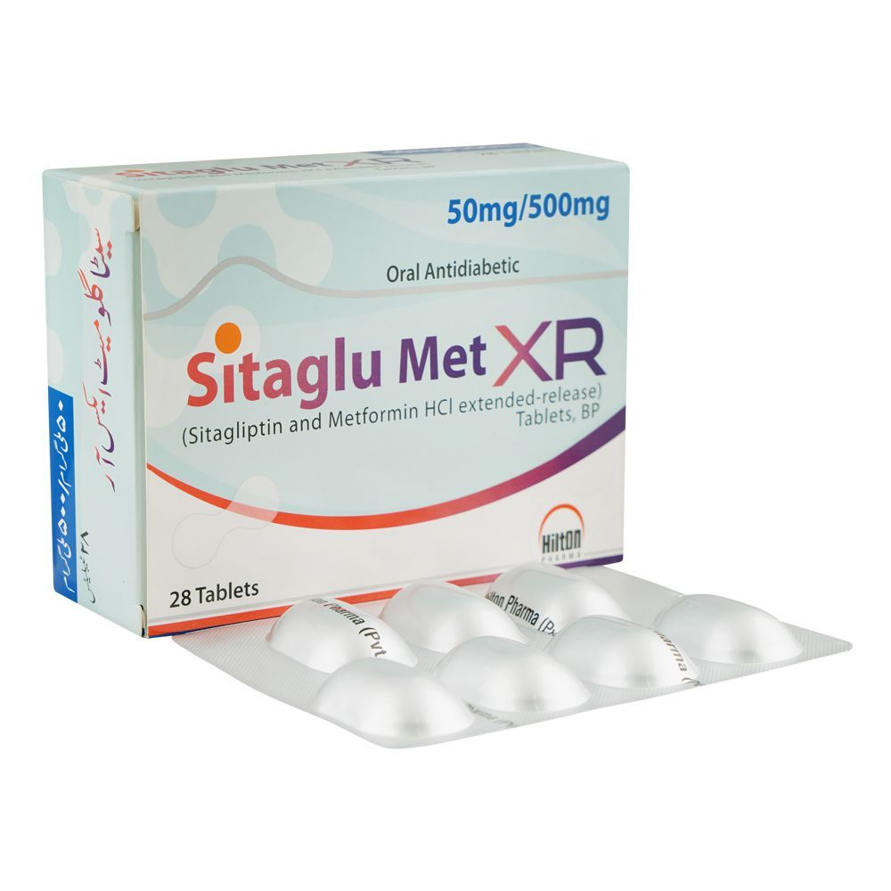 Sitaglu Met XR 50/500mg Tablets