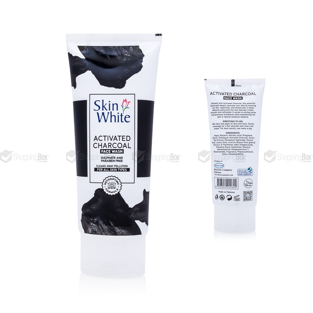 Skin White Charcol Face Wash 100ml