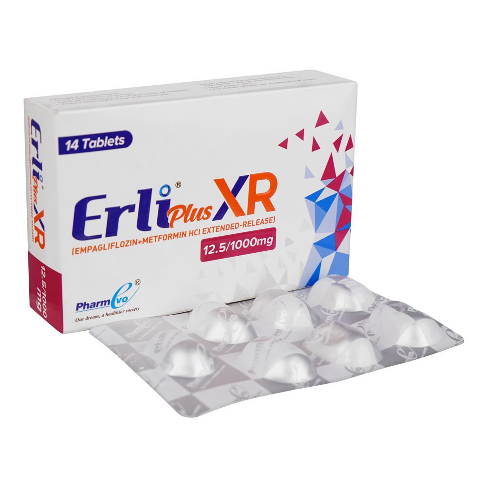 Erli Plus XR 12.5/1000mg Tablets