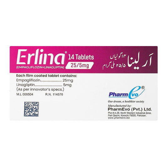 Erlina 25/5mg Tablets