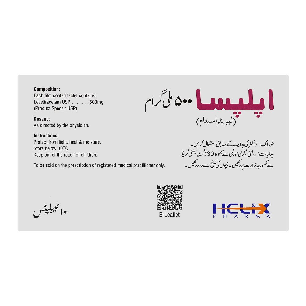 Eplipsa 500mg Tablets
