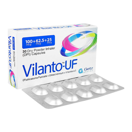 Vilanto UF100/ 62.5/25mg Capsules