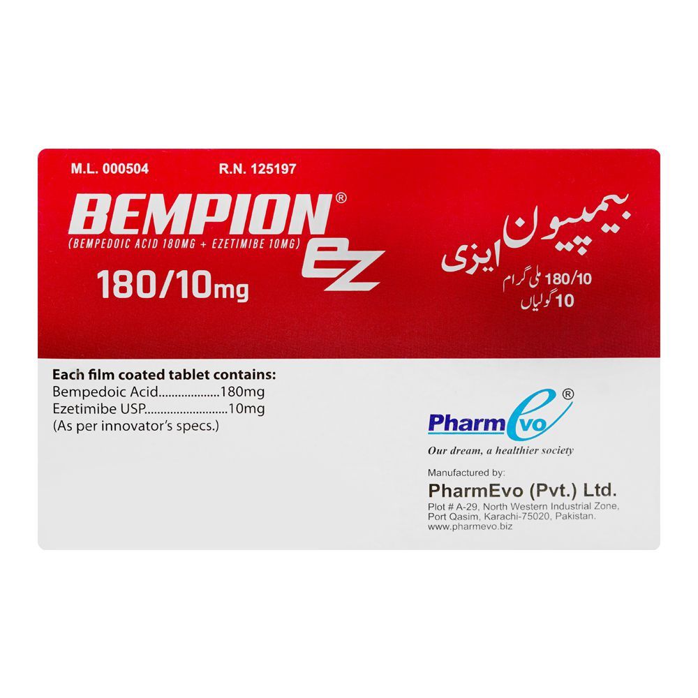 Bmp E 180/10mg Tablets