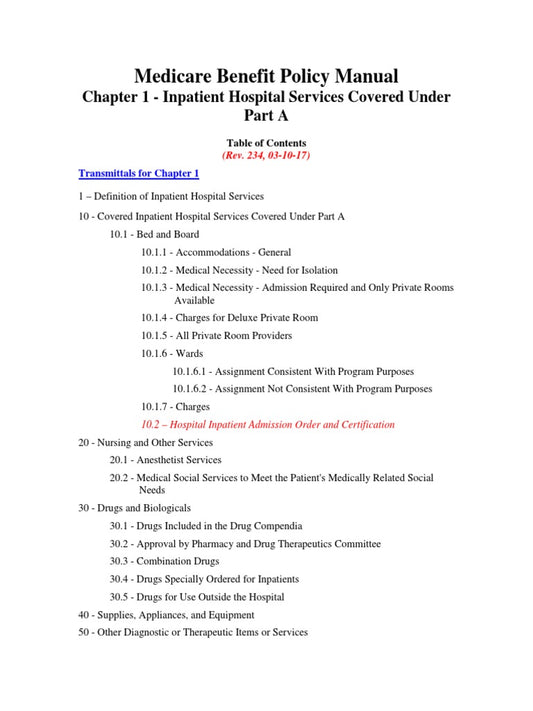 Medicare Bpm A03