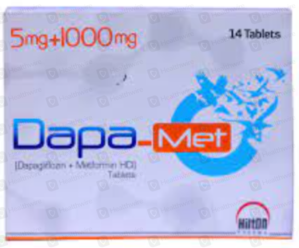 Dapa Met 5/1000mg Tablets (28s)