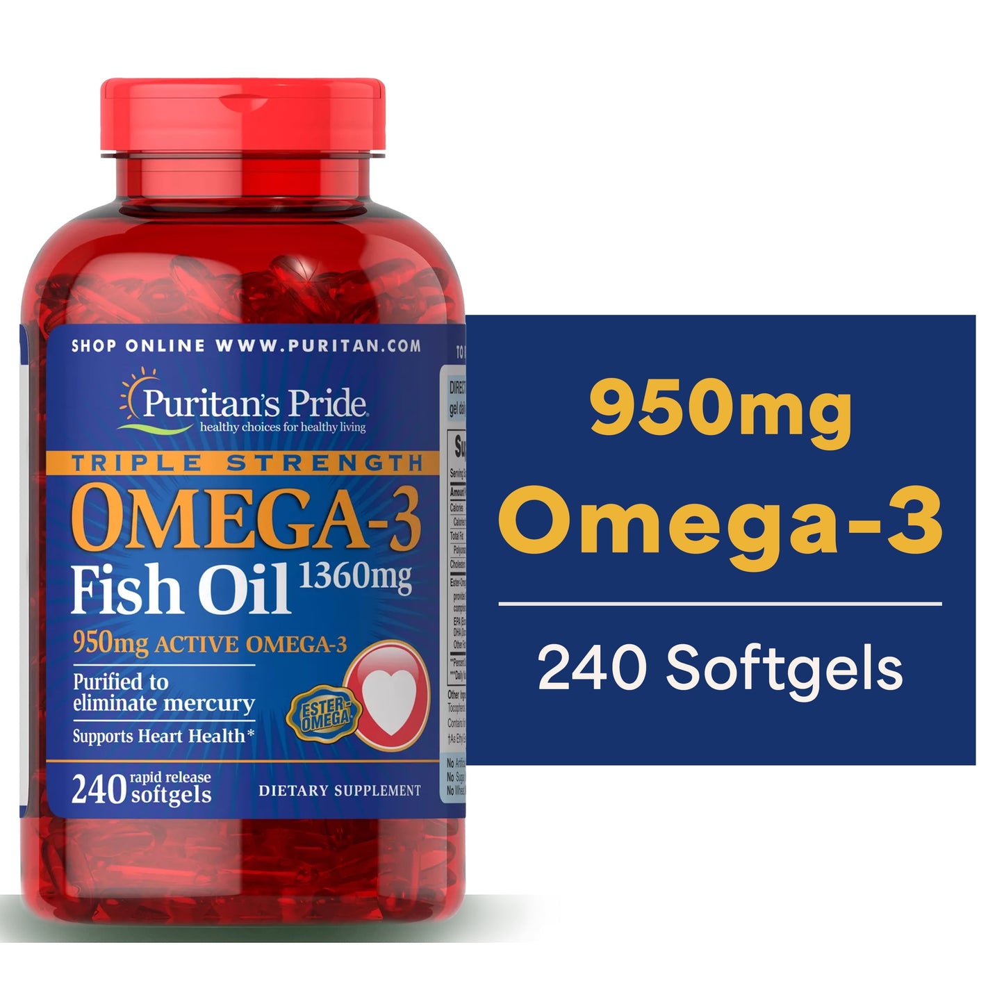 PP Omega 3 Fish Oil T/S 1360mg (100s)