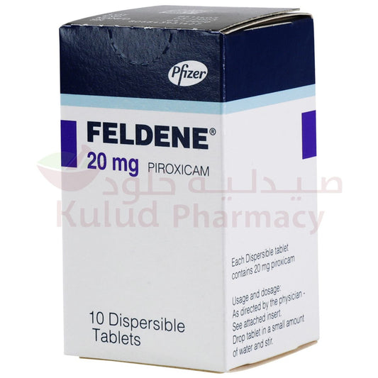 Feldene Dispersible 20mg Tablets