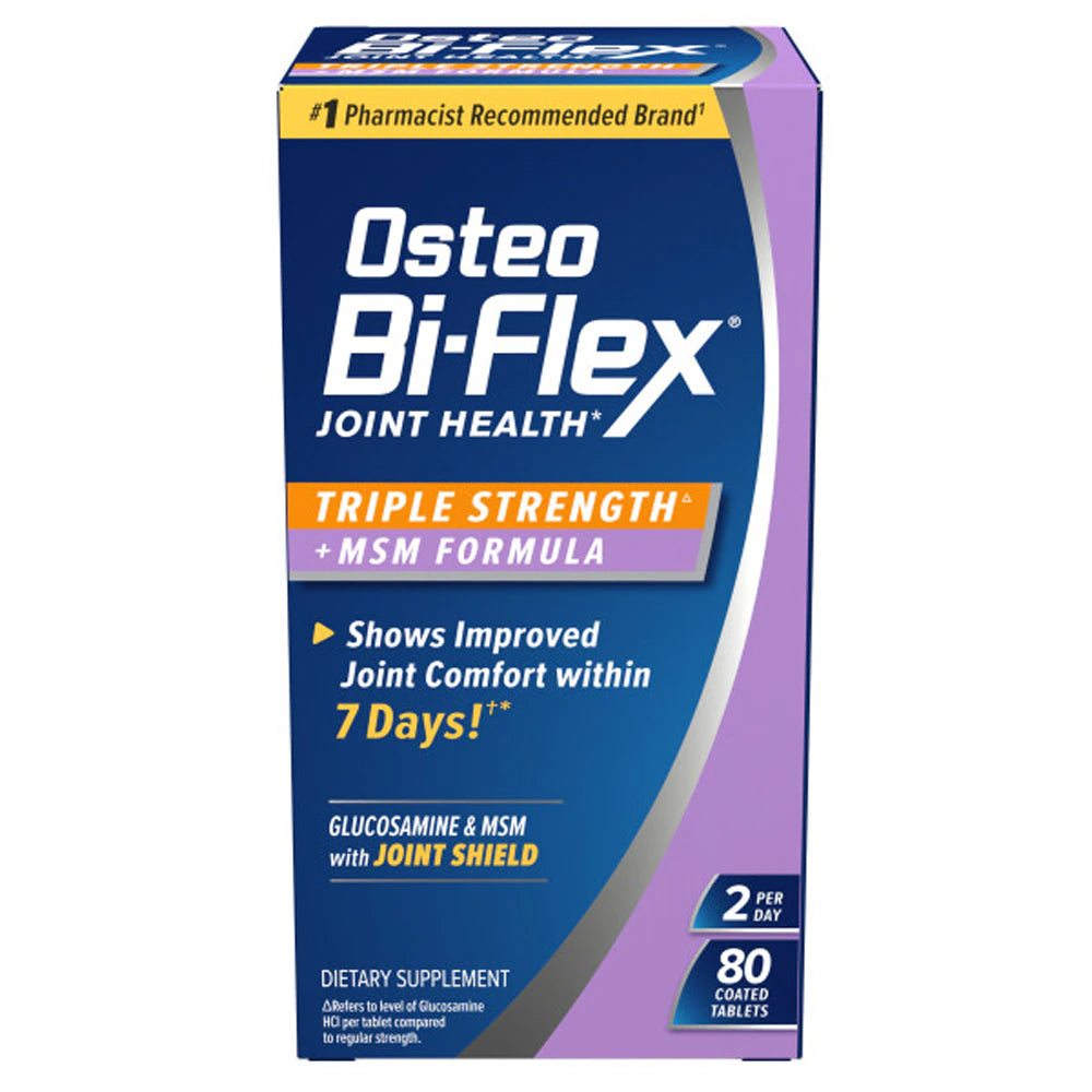 Osteo BI-FLEX (TRIPLE STRENGTH) + Msm Formula (80s)