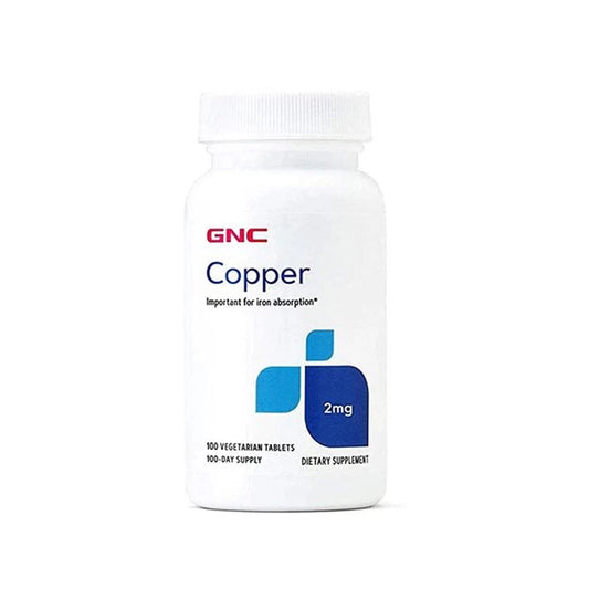 Gnc Copper 2mg Tablets (100s)