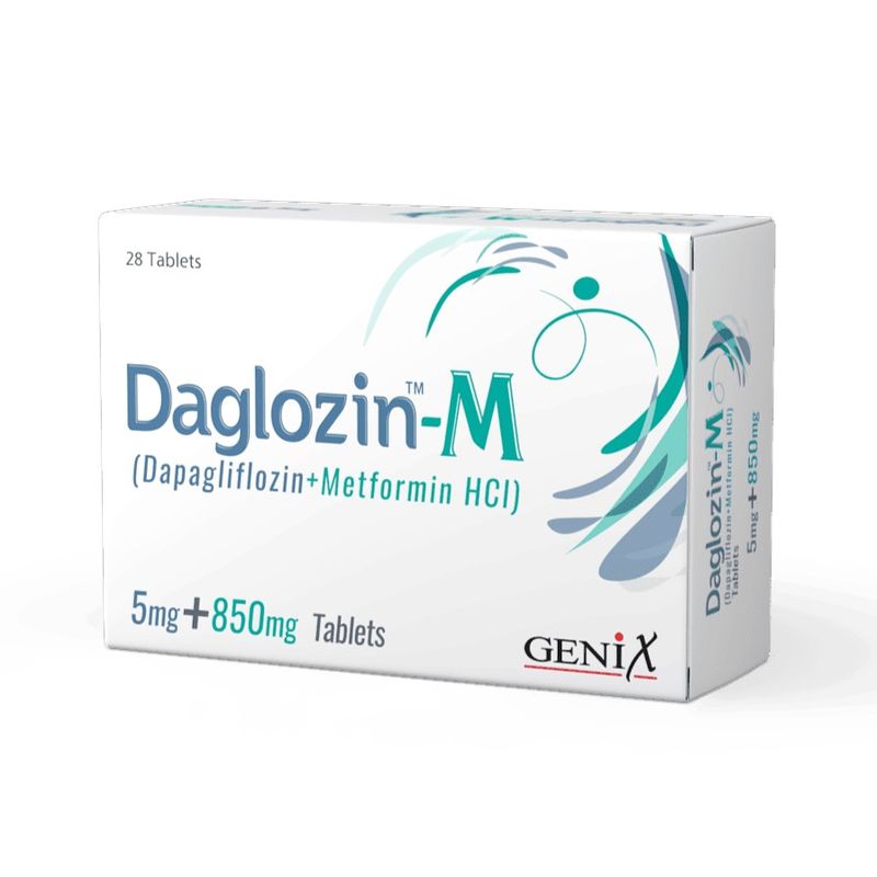Daglozin M 5/850mg Tablets (28s)