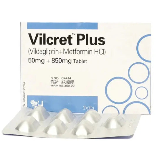 Vilcret Plus 50/850mg Tablets