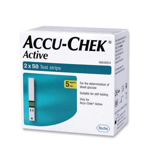 Accu Check Active Strips 50X2