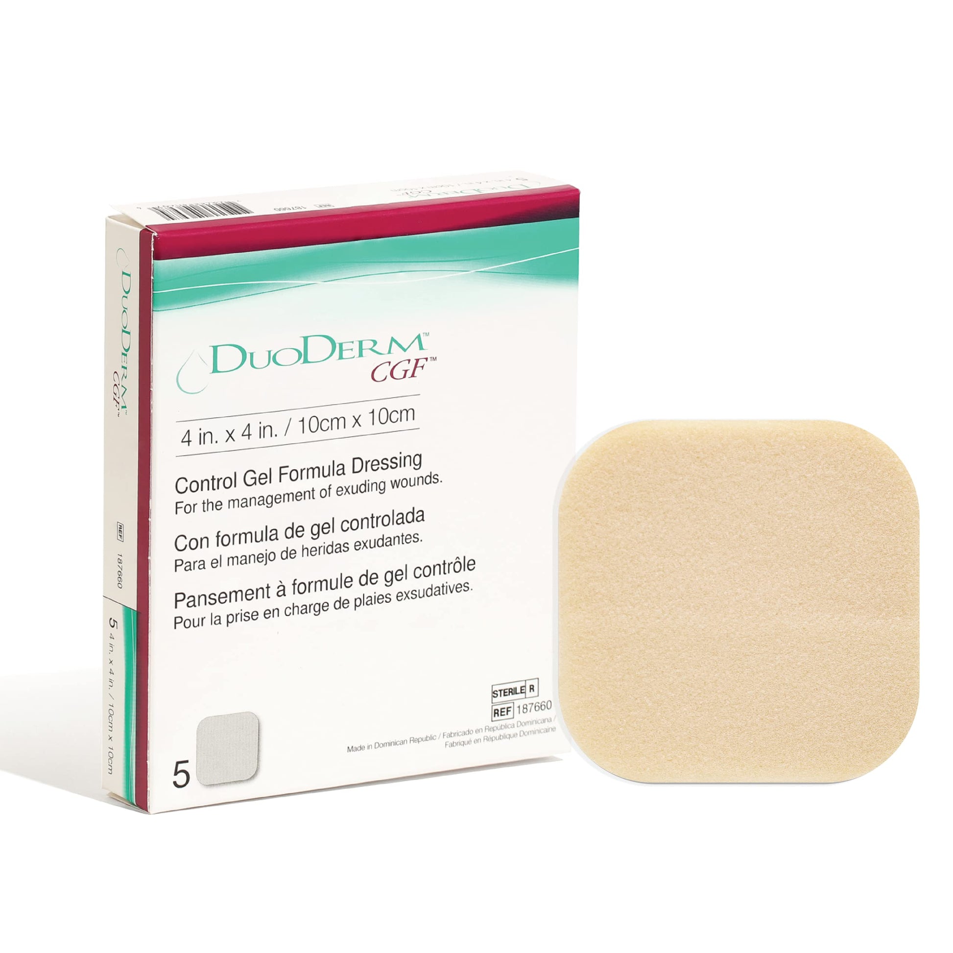 Duoderm Cgf 4 I X 4 IN / 10CM X 10 CM
