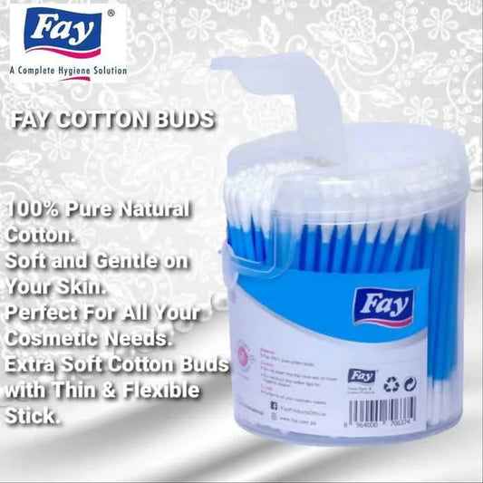 Fay Cotton Buds Jar