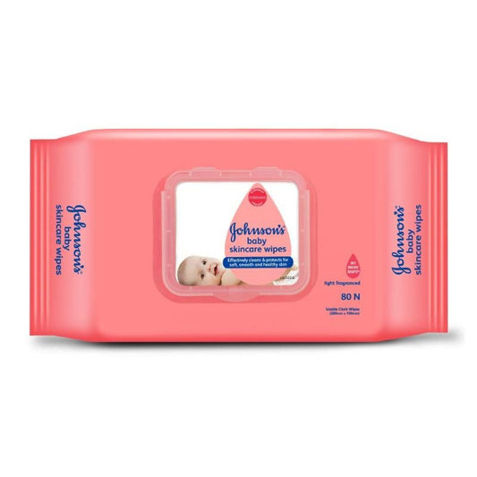 Johnsons 80 Wipes Skincare Baby Wipes