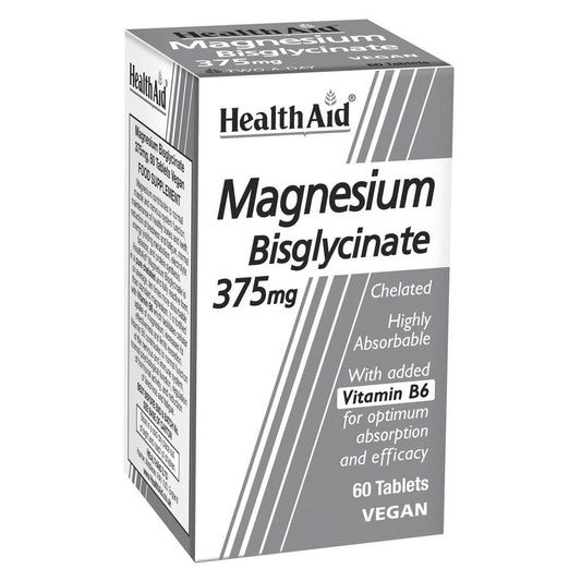 Healthaid Magnesium Bisglycinate 375mg Tablets