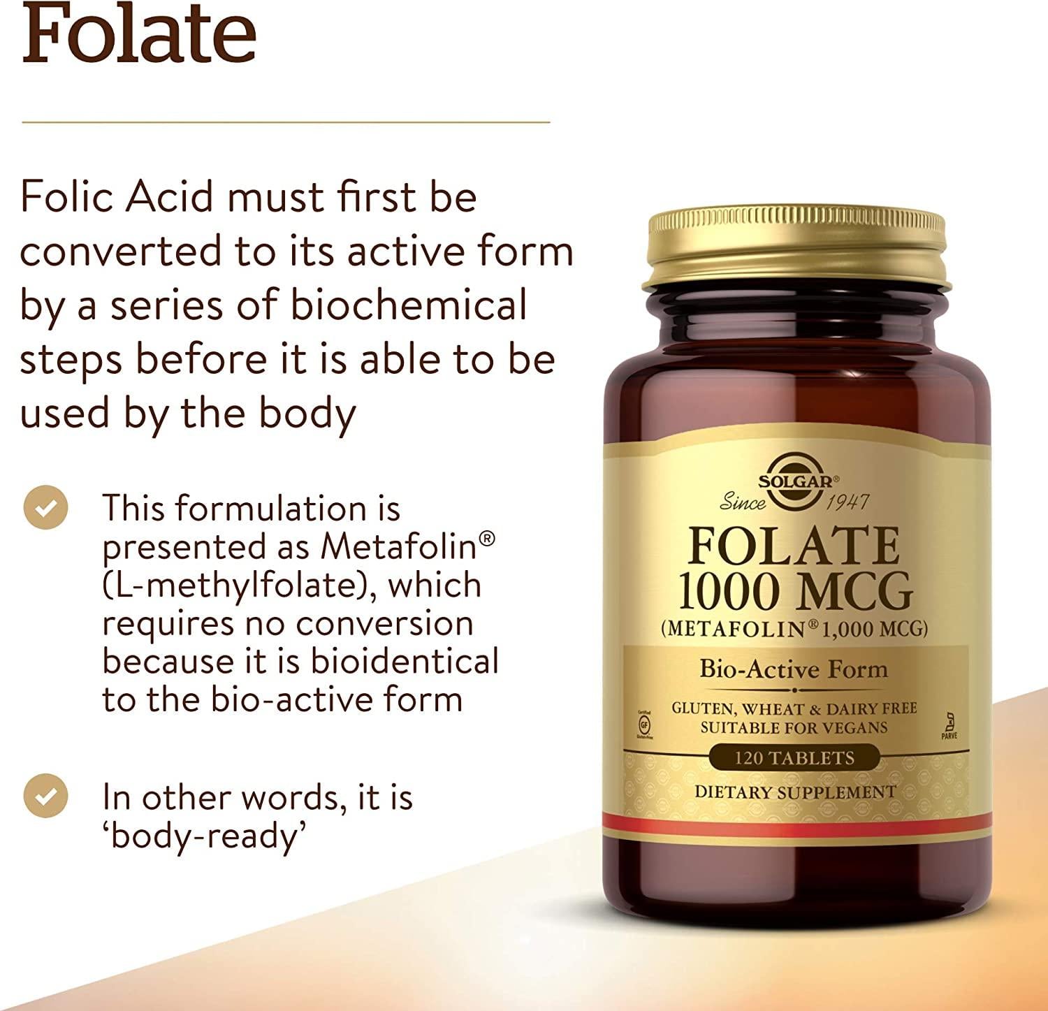 Bio Folate 1000mcg Tablets