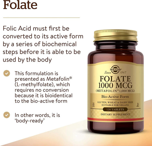 Bio Folate 1000mcg Tablets