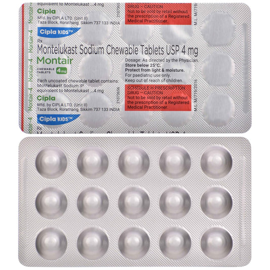 Montair Stk 4mg Tablets