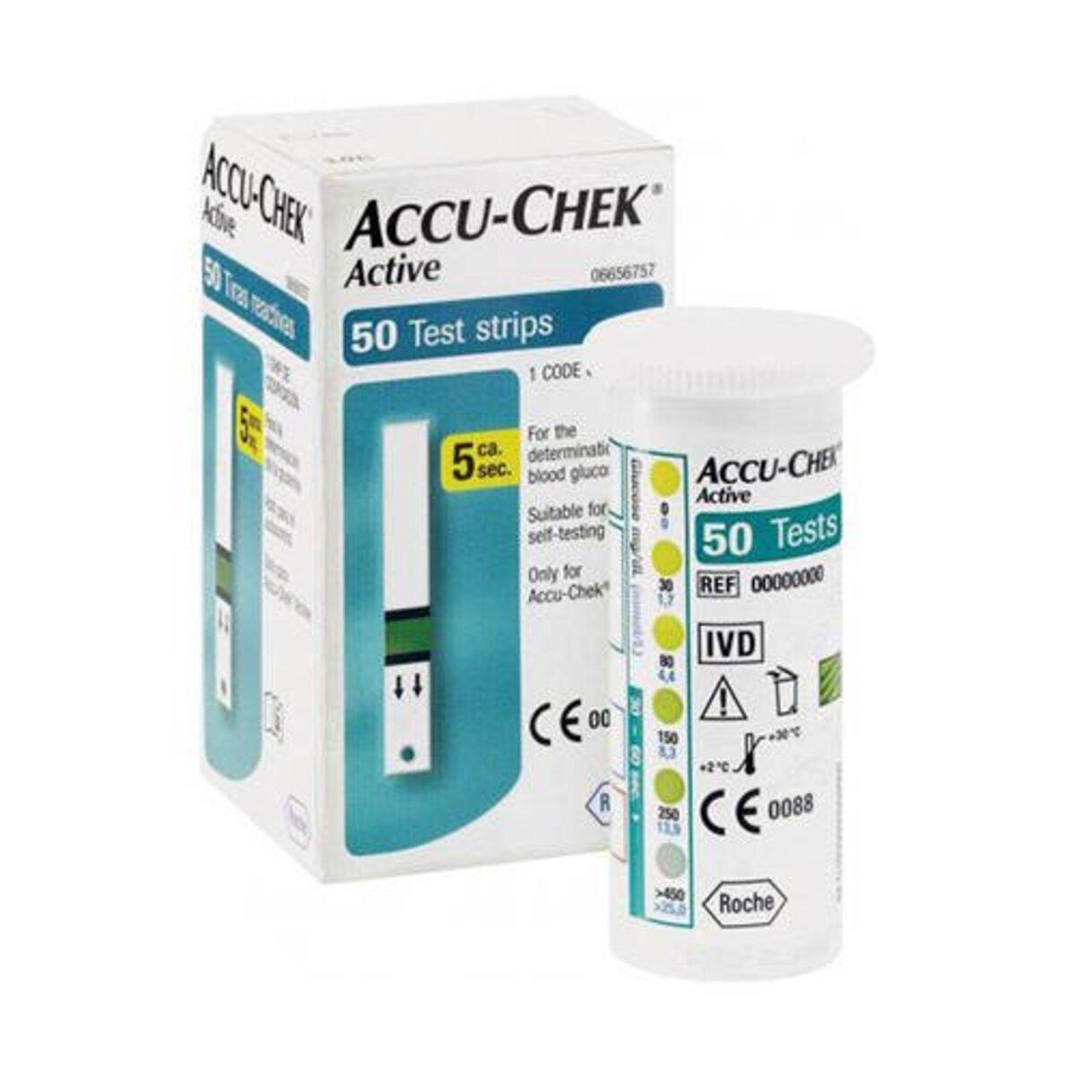 Accu Chek Active Strips 50-STK