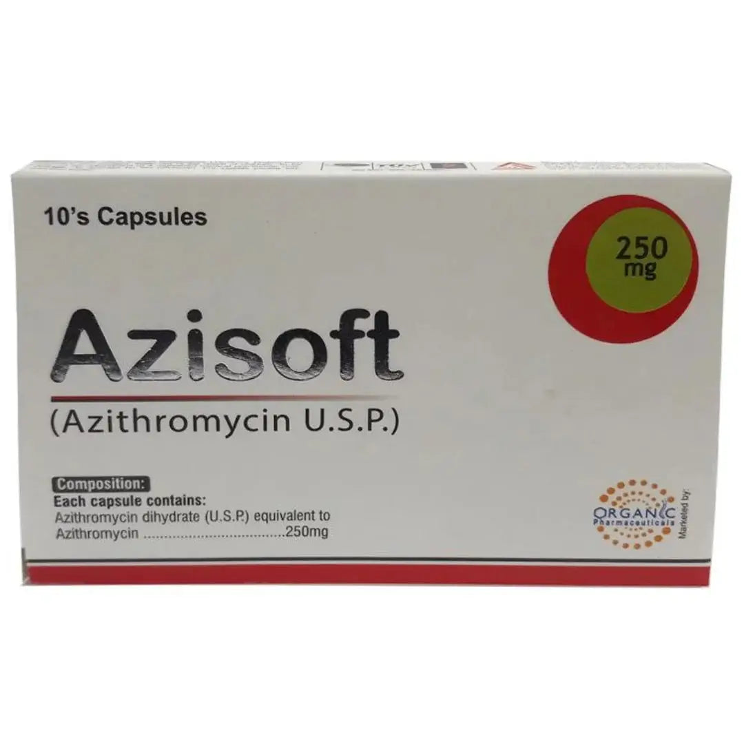Azisoft 250mg Capsules