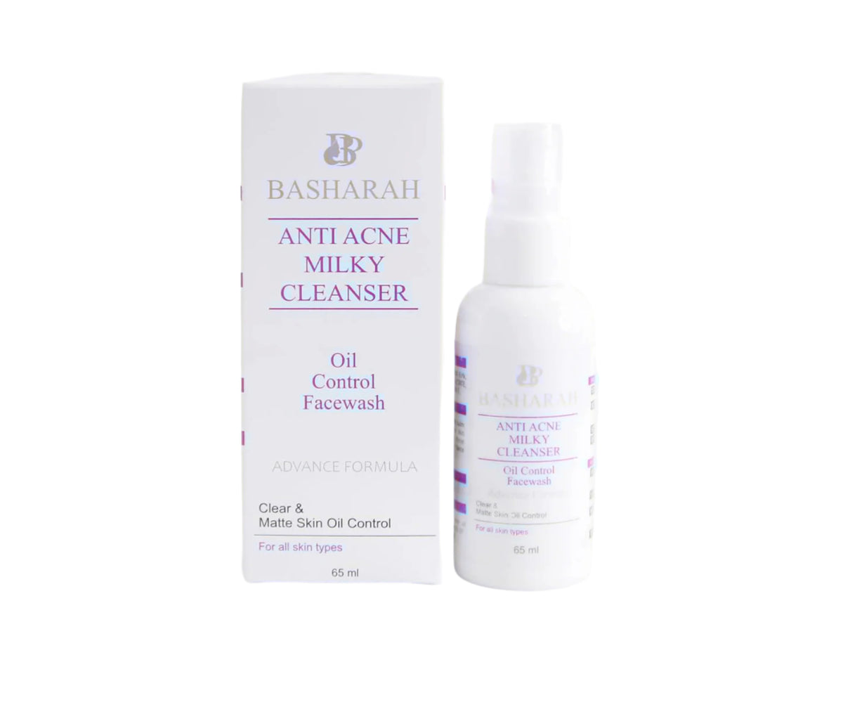 Basharah Anti Acne Milk Cleanser 120ml