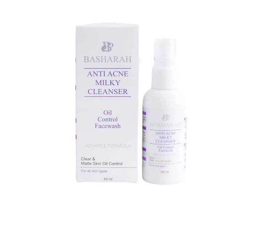 Basharah Anti Acne Milk Cleanser 120ml